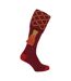 Chaussettes De Tir Diamantées Unisexes Pour Adultes Avec Jarretières Bordeaux Jack Pyke-1