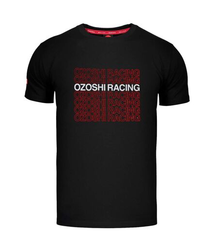 T-shirt Motif/style Logo Répété Homme Noir Ozoshi