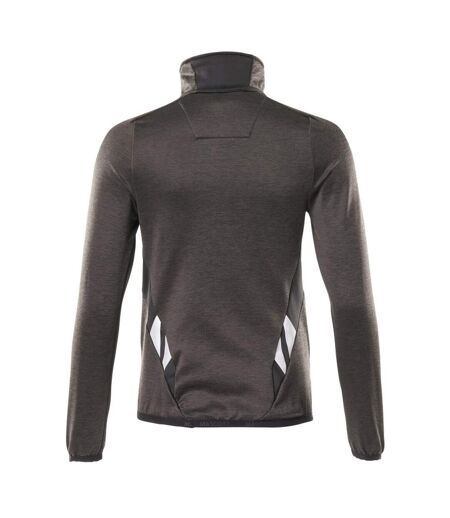 Unisex Adult Accelerate Half Zip Jumper Dark Anthracite Black Mascot