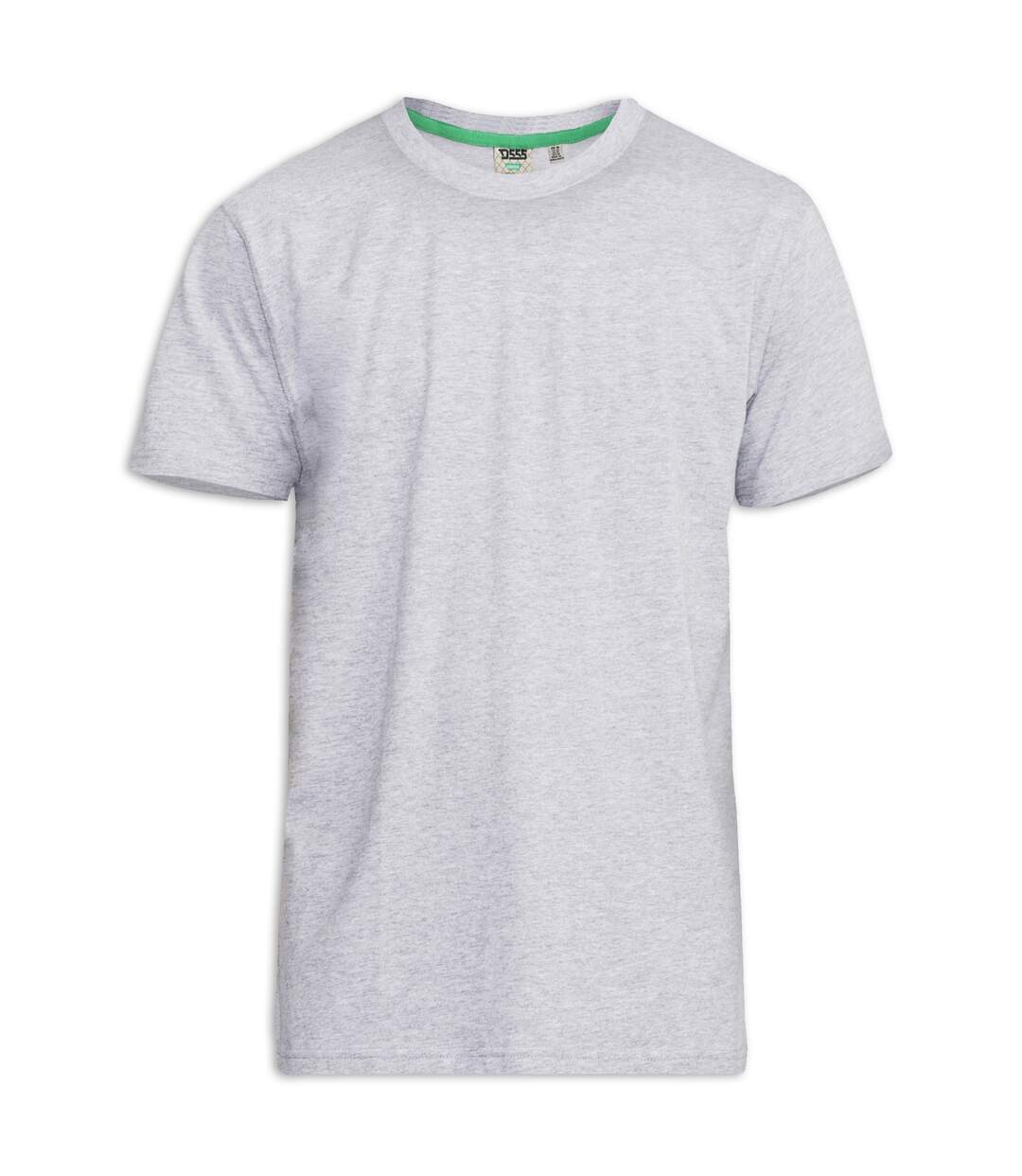 T-shirt D555 Flyers Homme Gris Chiné Duke-2