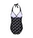Regatta Womens/Ladies Flavia Polka Dot One Piece Bathing Suit (Black/White) - UTRG9425