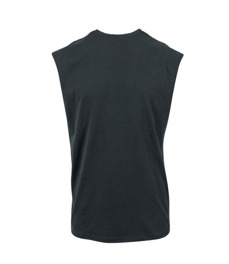T-shirt Sans Manches Style Uni Homme Anthracite New Morning Studios