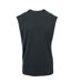 T-shirt Sans Manches Style Uni Homme Anthracite New Morning Studios-2