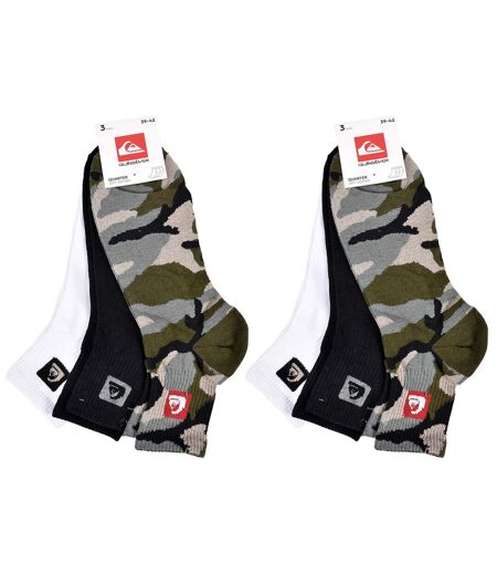 Chaussettes QUIKSILVER QUARTER 6 Pcs 0443