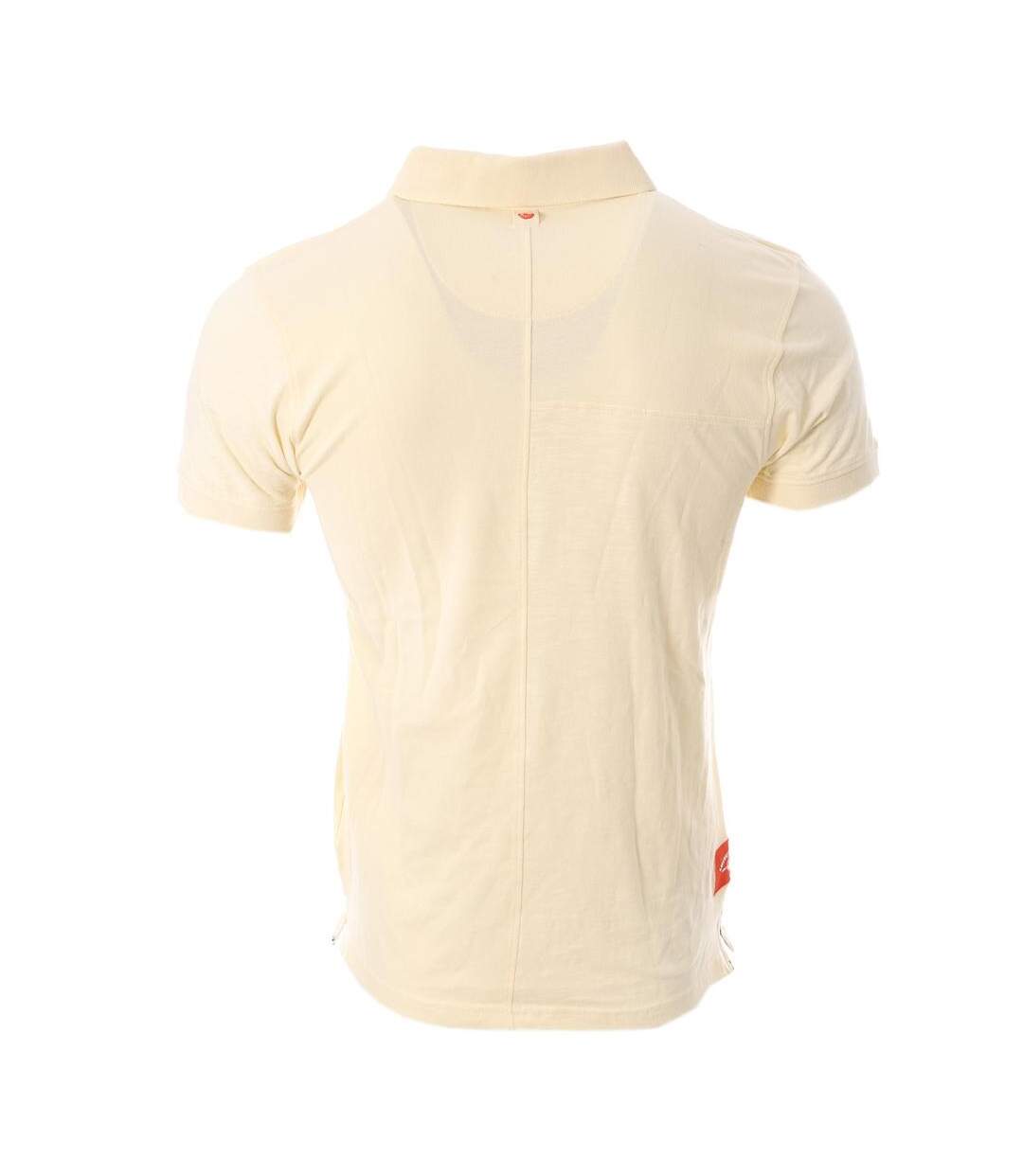 Polo jaune pale homme american people 103 - 3xl-2
