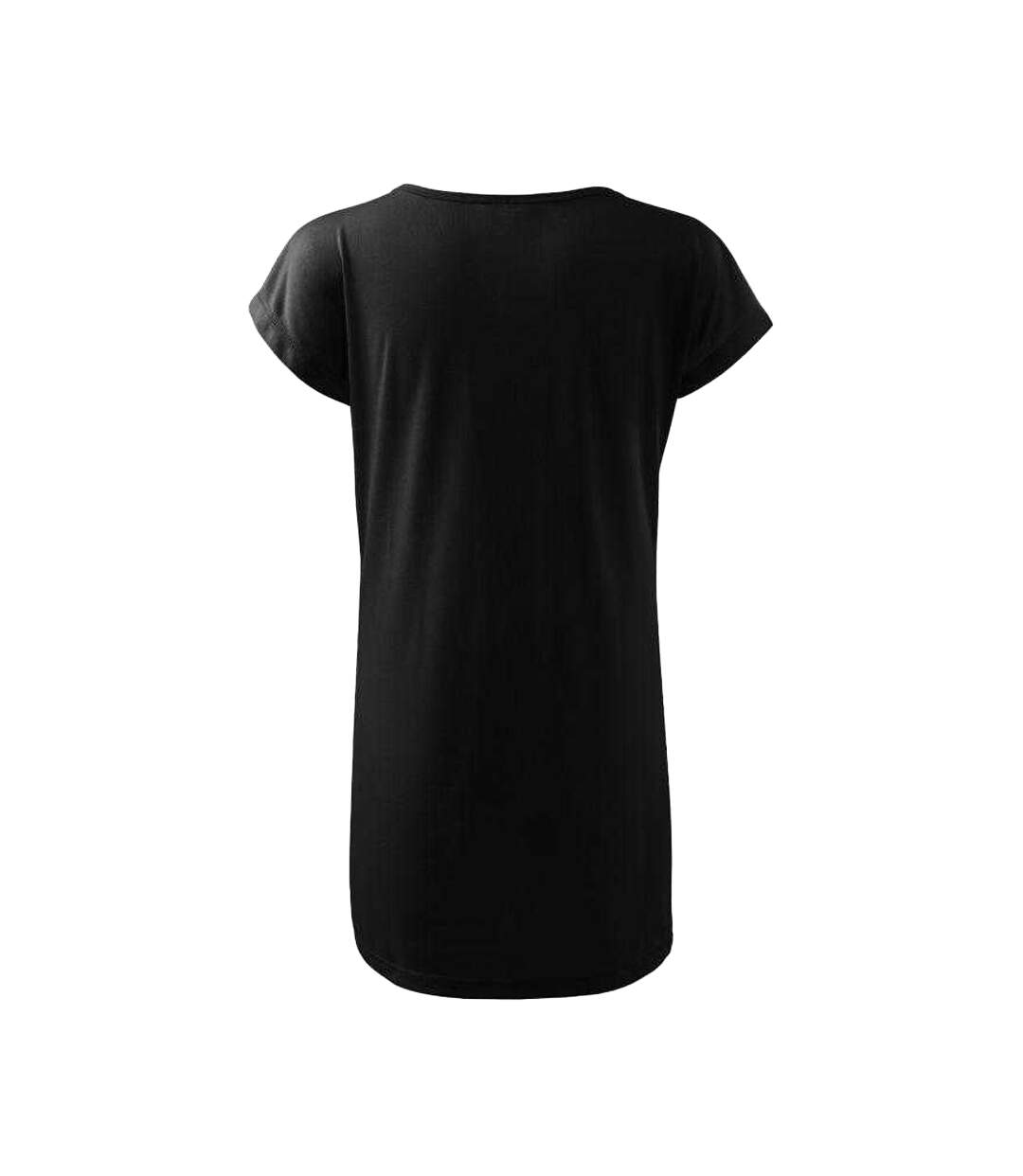 Robe Décontractée Motif/style Uni Love Femme Noir Malfini-2