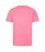 T-shirt Motif/style Uni Homme Rose Fluo New Balance-1