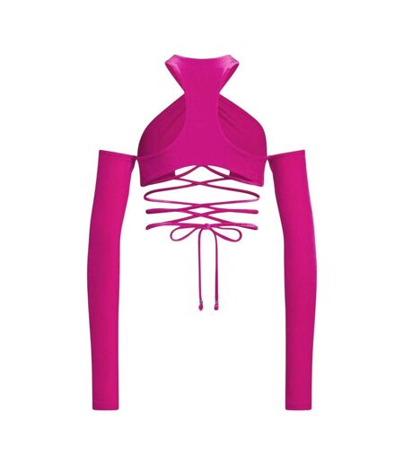 Haut De Maillot De Bain Motif/style Entrecroisé Originals Femme Rose Adidas