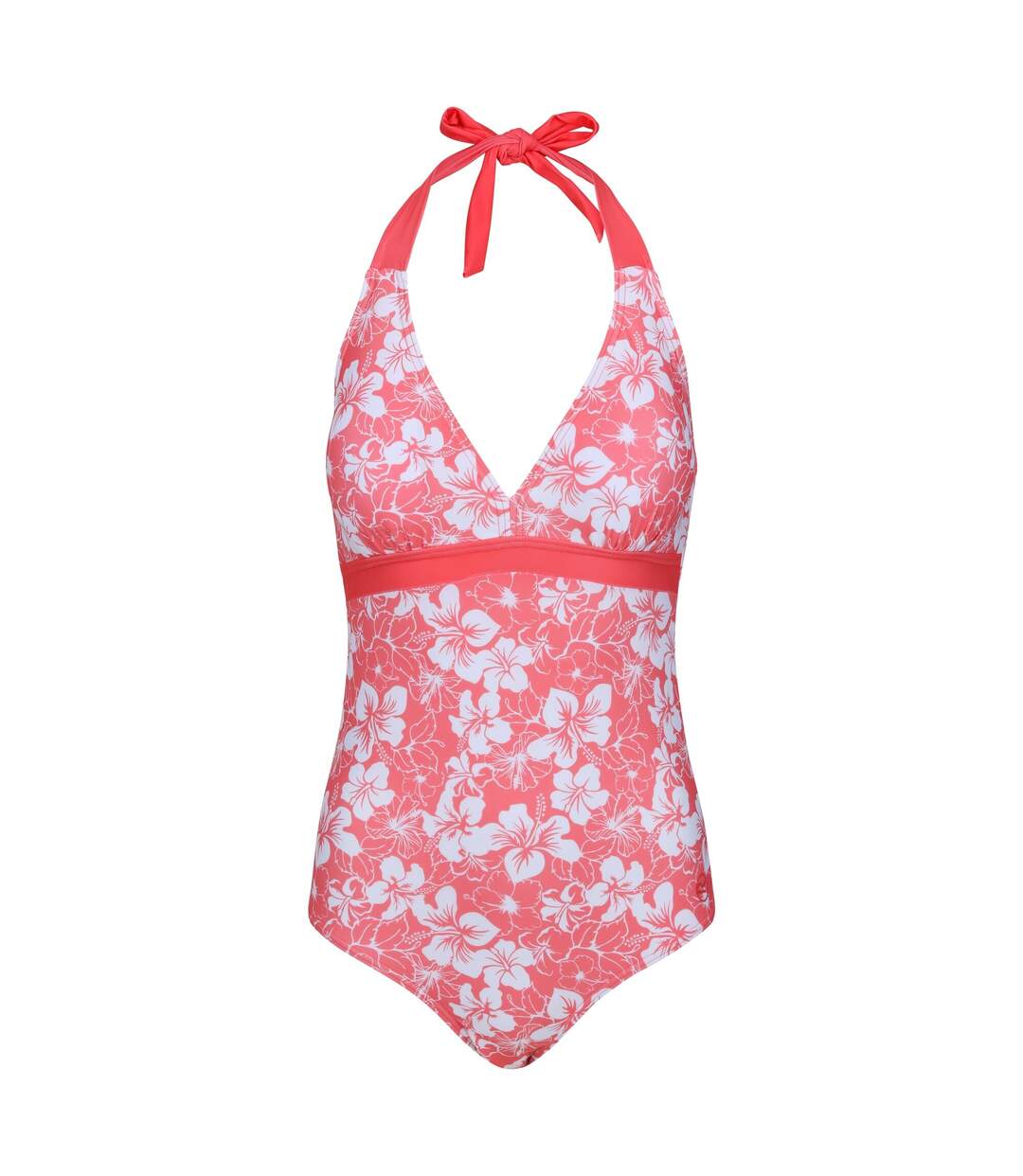 Maillot de bain 1 pièce flavia femme pêche foncé Regatta-1