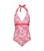 Maillot de bain 1 pièce flavia femme pêche foncé Regatta