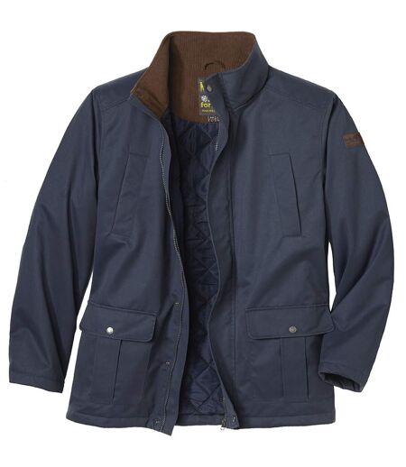 Le Blouson Tricot Jacquard Doublé Sherpa