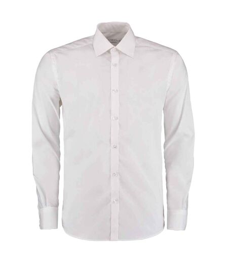 Chemise Manches Longues Homme Blanc Kustom Kit