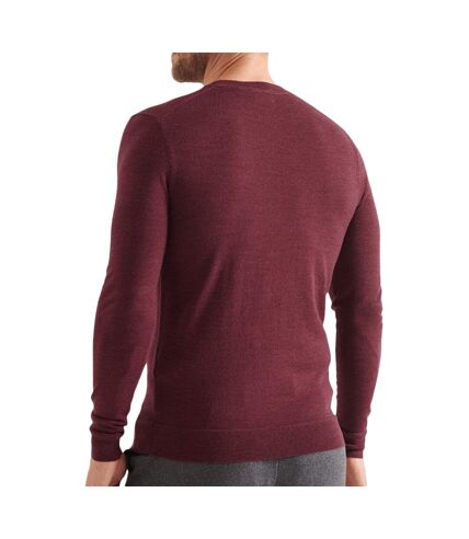 Pull Bordeau Homme Superdry Studios Merino