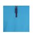 Womens/ladies Soft Touch Quarter Zip Sweatshirt Turquoise Lazy Jacks-4
