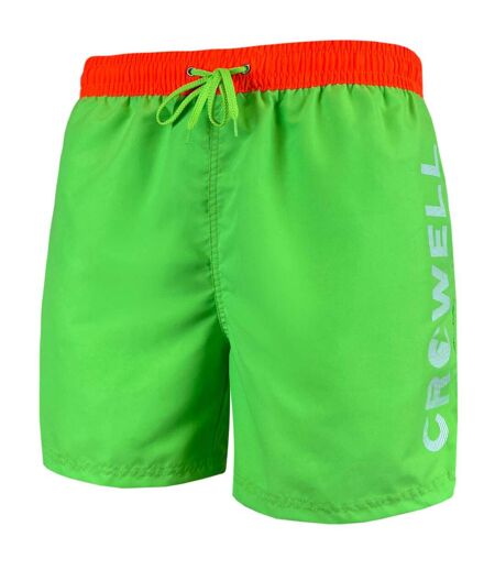 Short De Bain Homme Vert Fluo Crowell