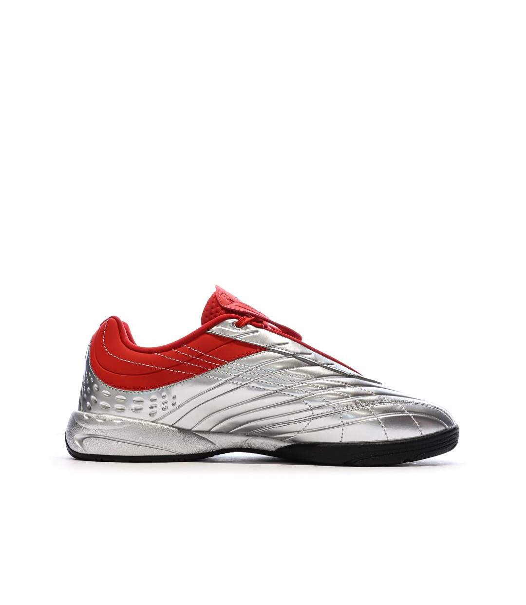 Baskets noires/rouges/argent homme puma goalgetter-2