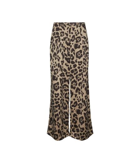 Pantalon marron/beige femme vero moda merle