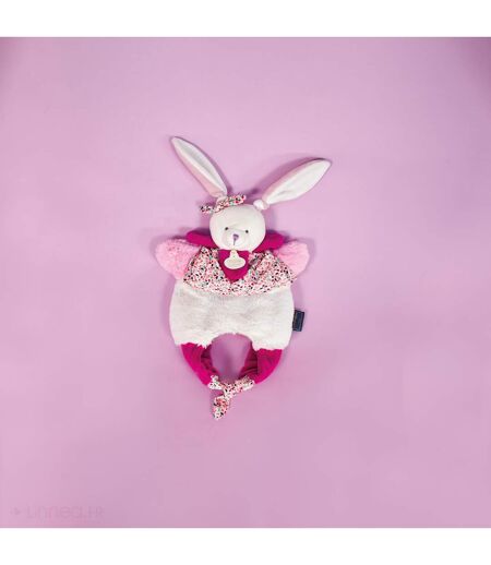 Doudou amusette polyester collection LES PETITS FUTÉS Lapin