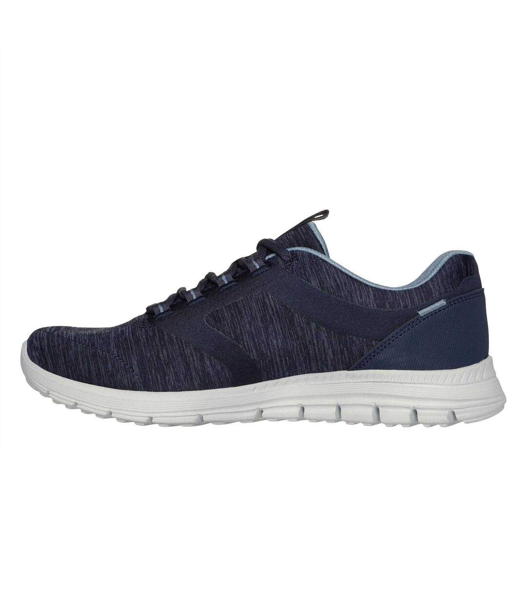 Womens/ladies Luminate Trainers Navy Skechers-2