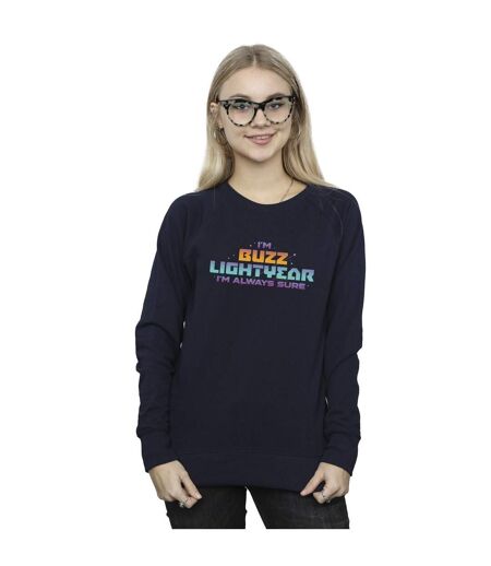 Disney - Sweat LIGHTYEAR ALWAYS SURE TEXT - Femme (Bleu marine) - UTBI25214