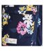 Womens/ladies Long Length Waterproof Jacket Navy Pink White Lazy Jacks-2