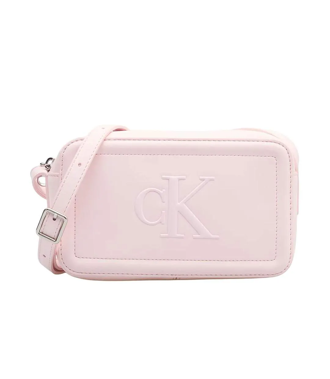 Sac à bandoulière rose femme calvin klein jeans bold ck camera-1