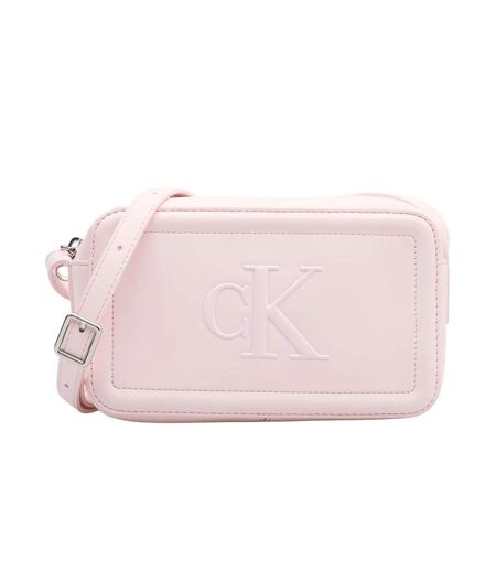 Sac à bandoulière rose femme calvin klein jeans bold ck camera