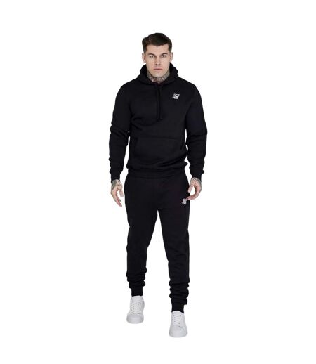 Mens Casual Hoodie Black SikSilk