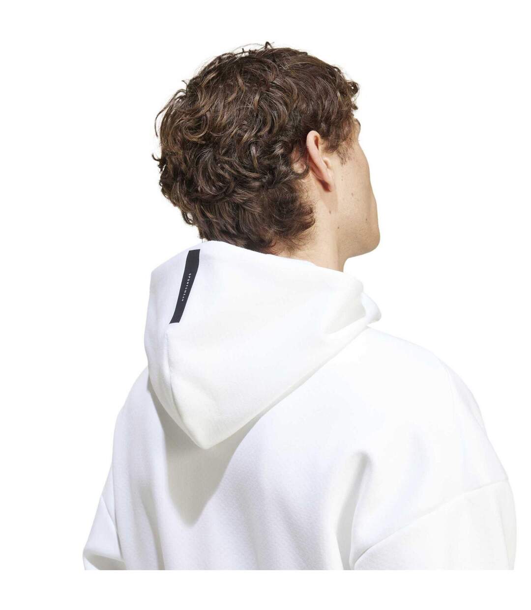 Mens Z.n.e. Full Zip Hoodie White Adidas-4