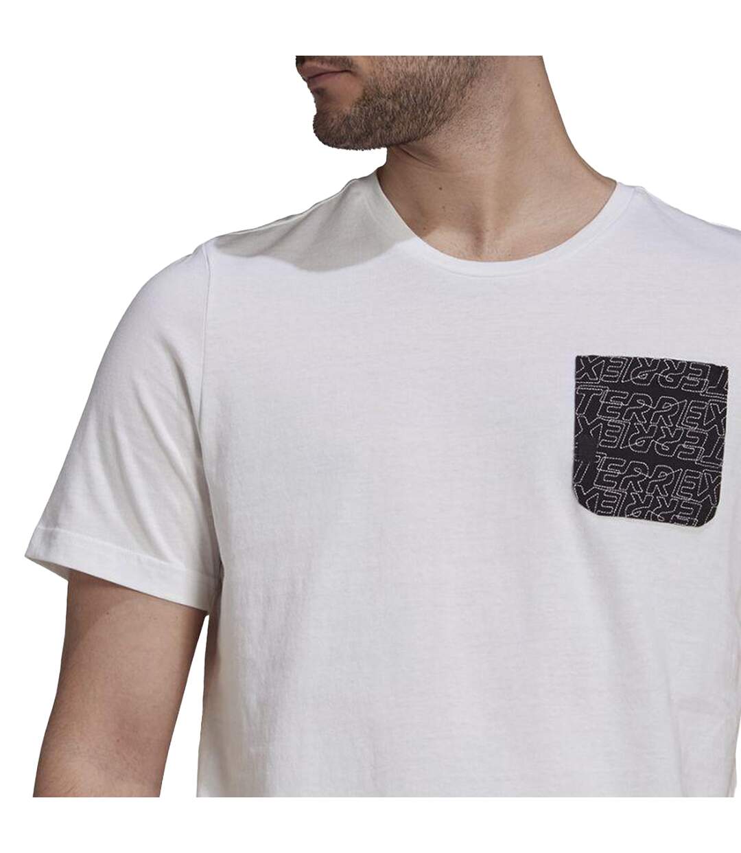 T-shirt Homme Blanc Adidas-3
