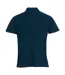 Polo Basic Homme Bleu Marine Foncé Clique-2