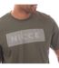 T-shirt Style Logo Alttio Homme Kaki Nicce-4