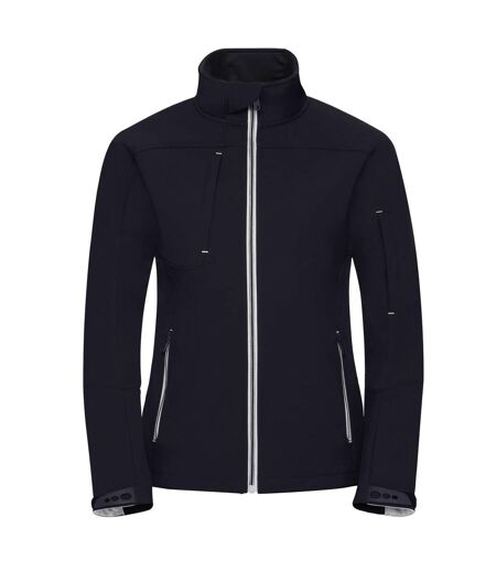 Russell Womens/Ladies Bionic Soft Shell Jacket (French Navy)