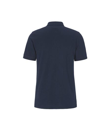 Mens Pique Stretch Polo Shirt Navy Cottover