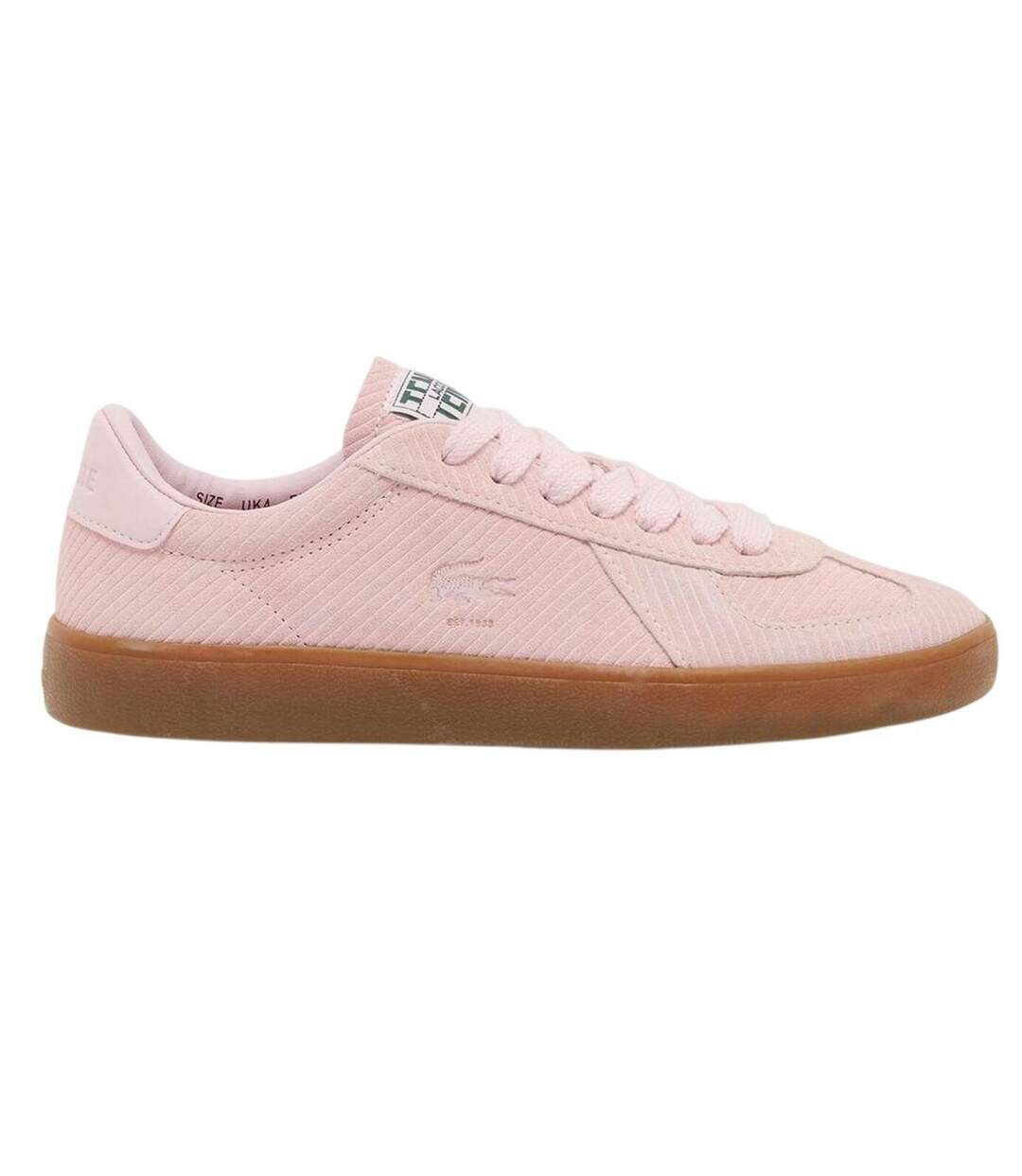 Baskets Motif/style Logo Pro Femme Rose Lacoste-1
