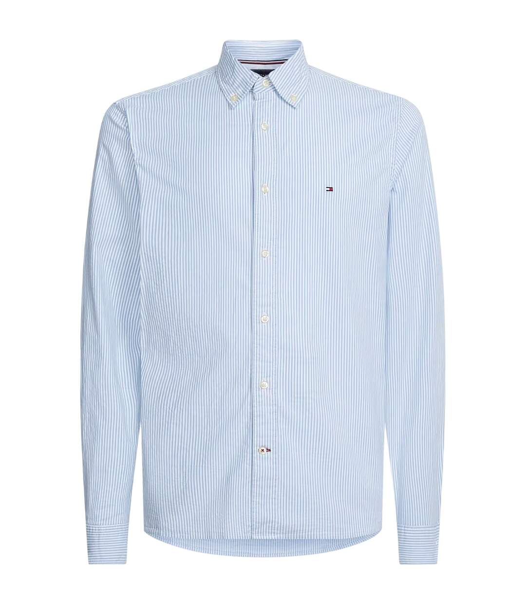 Chemise À Boutons Motif/style À Rayures Homme Bleu Tommy Hilfiger-1