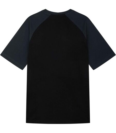 T-shirt Manches Raglan Core Homme Noir Gris Umbro