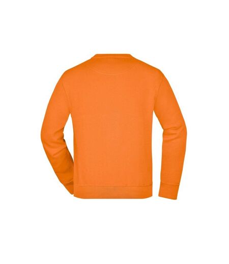 Sweat Workwear Adulte Orange James And Nicholson