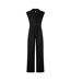 Womens/ladies Wide Leg Jumpsuit Black Odd Muse-2