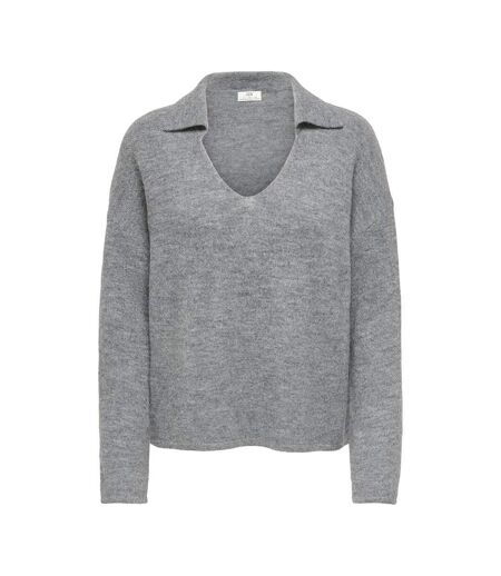 Pull gris clair femme jdy lanora