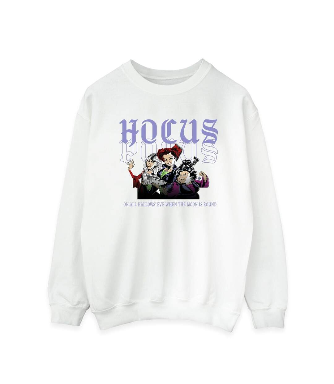 Disney Sweatshirt Hocus Pocus Hallows Eve Femmes/Ladies (Blanc) - UTBI15679-1