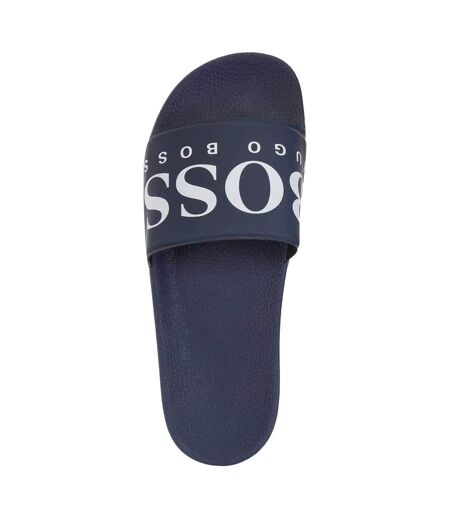 Claquettes Solar Homme Bleu Foncé Boss