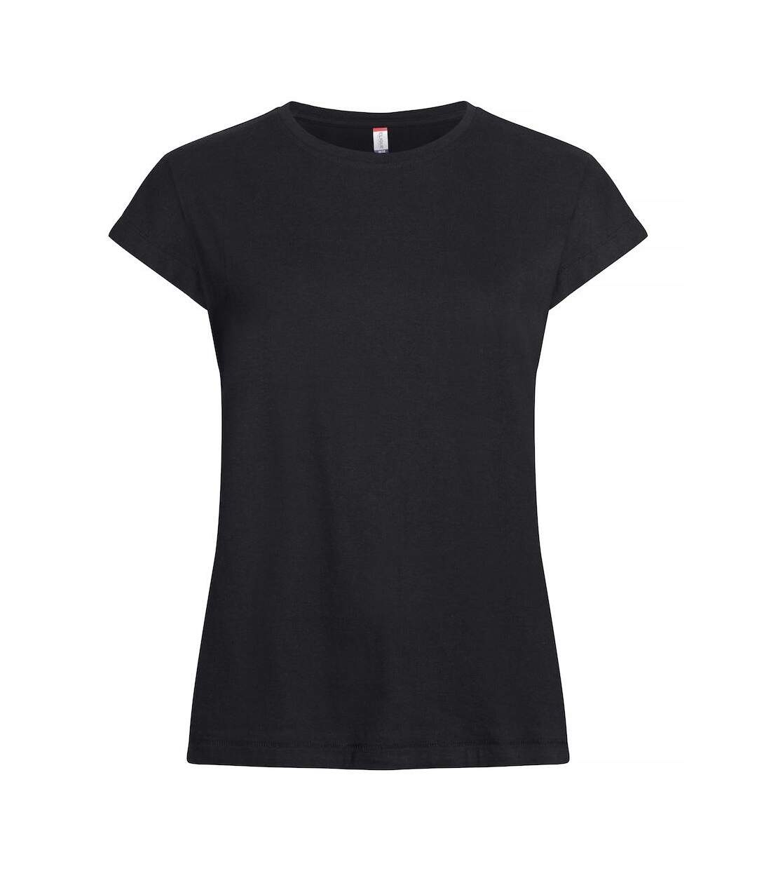 T-shirt fashion femme noir Clique-1