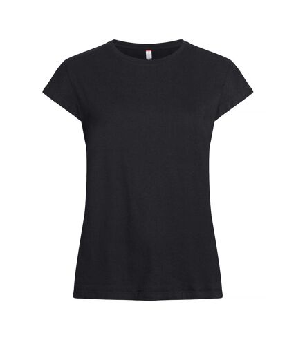 T-shirt fashion femme noir Clique