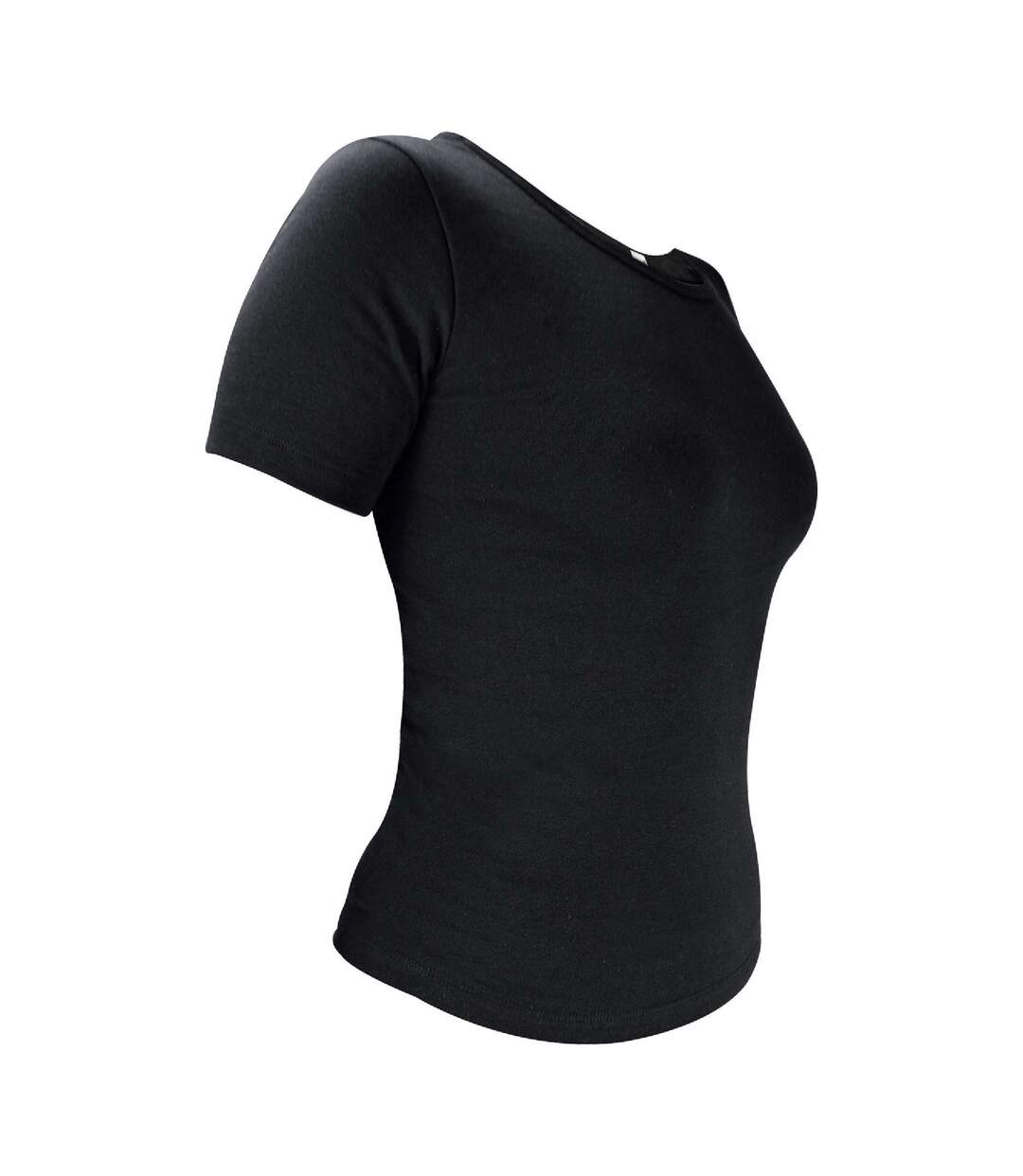 Ladies Cotton Thermal Underwear Short Sleeved Top-2