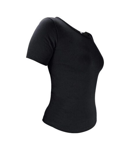 Ladies Cotton Thermal Underwear Short Sleeved Top