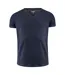 Mens Whailford V Neck T-shirt Navy James Harvest-2