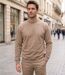 CHALLENGER E213 — Sweat col rond beige : le confort ultra-résistant-5