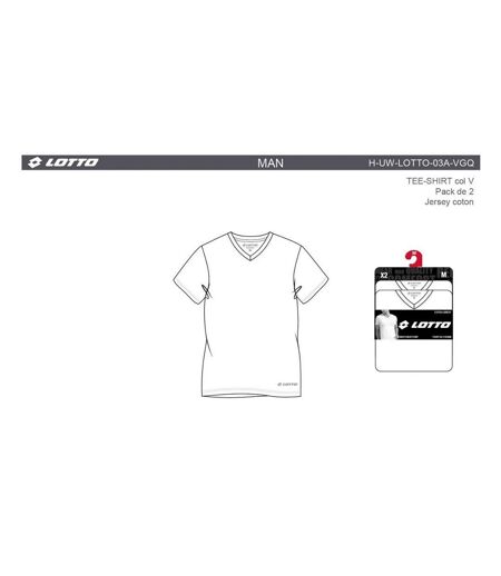 T Shirt LOTTO - Pack de 2