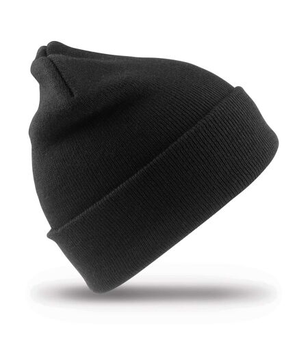 Bonnet de ski woolly noir Result Genuine Recycled